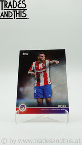 2021-22 Topps Atletico Madrid Team Set Koke #11