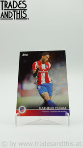 2021-22 Topps Atletico Madrid Team Set Matheus Cunha #19