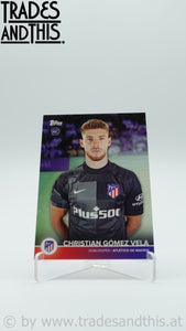 2021-22 Topps Atletico Madrid Team Set Christian Gomez Vela #23 RC