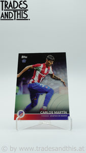 2021-22 Topps Atletico Madrid Team Set Carlos Martin #24 RC