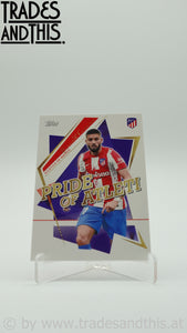 2021-22 Topps Atletico Madrid Team Set Yannick Carrasco #42