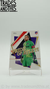 2021-22 Topps Atletico Madrid Team Set Jan Oblak #44