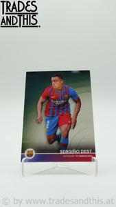 2021-22 Topps FC Barcelona Team Set Sergino Dest #2