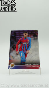 2021-22 Topps FC Barcelona Team Set Gerard Pique #3