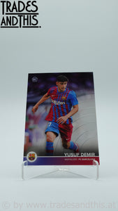 2021-22 Topps FC Barcelona Team Set Yusuf Demir #22 RC