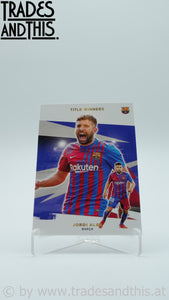 2021-22 Topps FC Barcelona Team Set Jordi Alba #42
