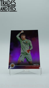 2021-22 Topps FC Barcelona Team Set Neon Pink Foil 66/99 Neto #26