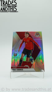 2021 Panini Mosaic UEFA Euro 2020 Silver Prizm Pau Torres #163