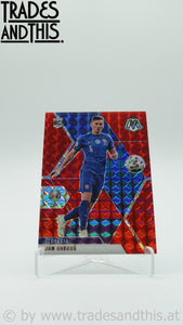 2021 Panini Mosaic UEFA Euro 2020 Red Mosaic Jan Gregus #91