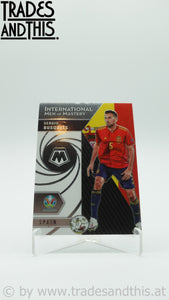 2021 Panini Mosaic UEFA Euro 2020 International Men of Mastery Sergio Busquets #37