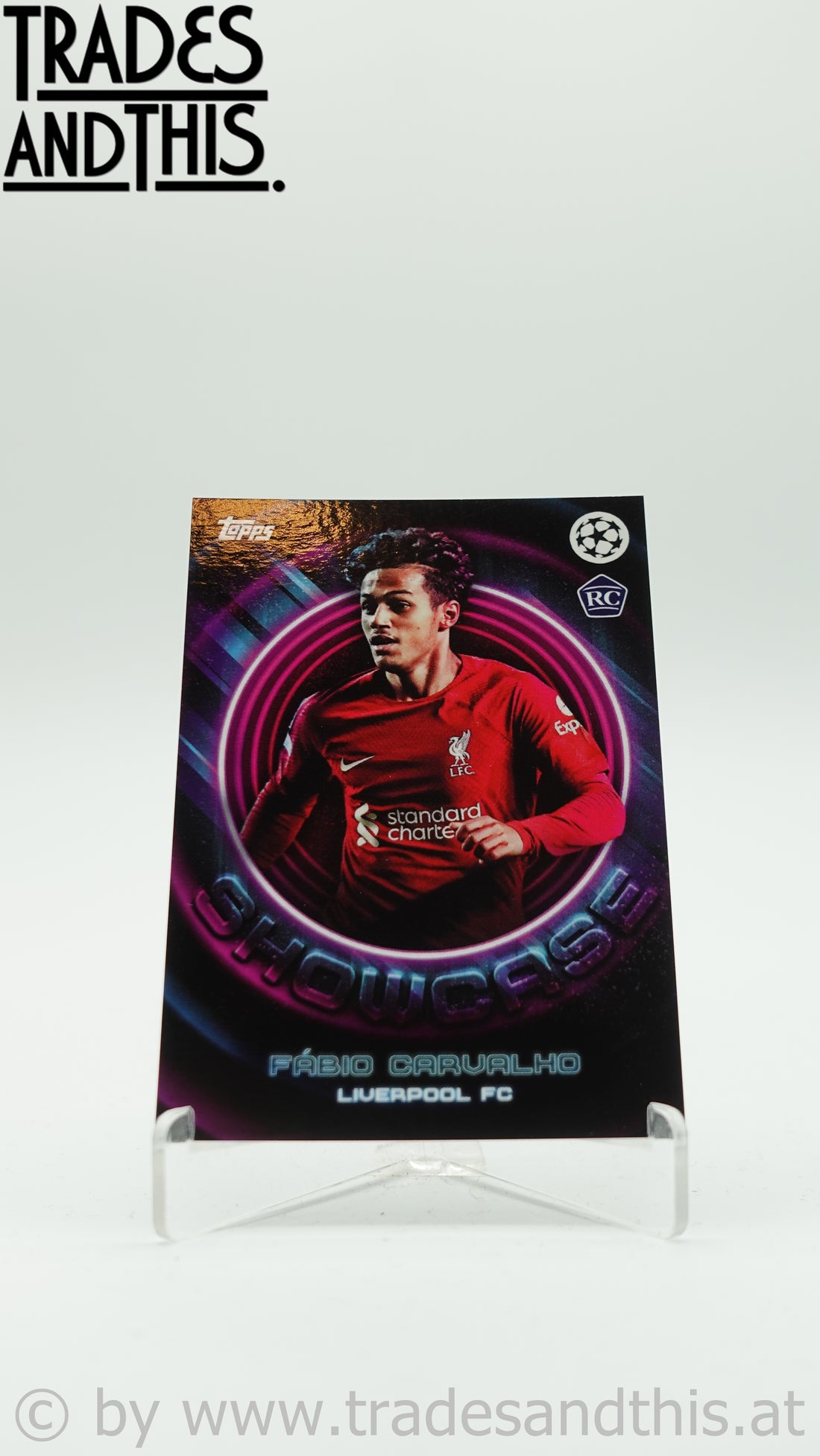 2022-23 Topps UEFA Club Competitions Showtime Showcase Fábio Carvalho RC