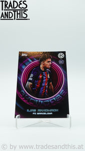 2022-23 Topps UEFA Club Competitions Showtime Showcase Ilias Akhomach RC