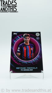 2022-23 Topps UEFA Club Competitions Showtime Showcase Estanis Pedrola RC
