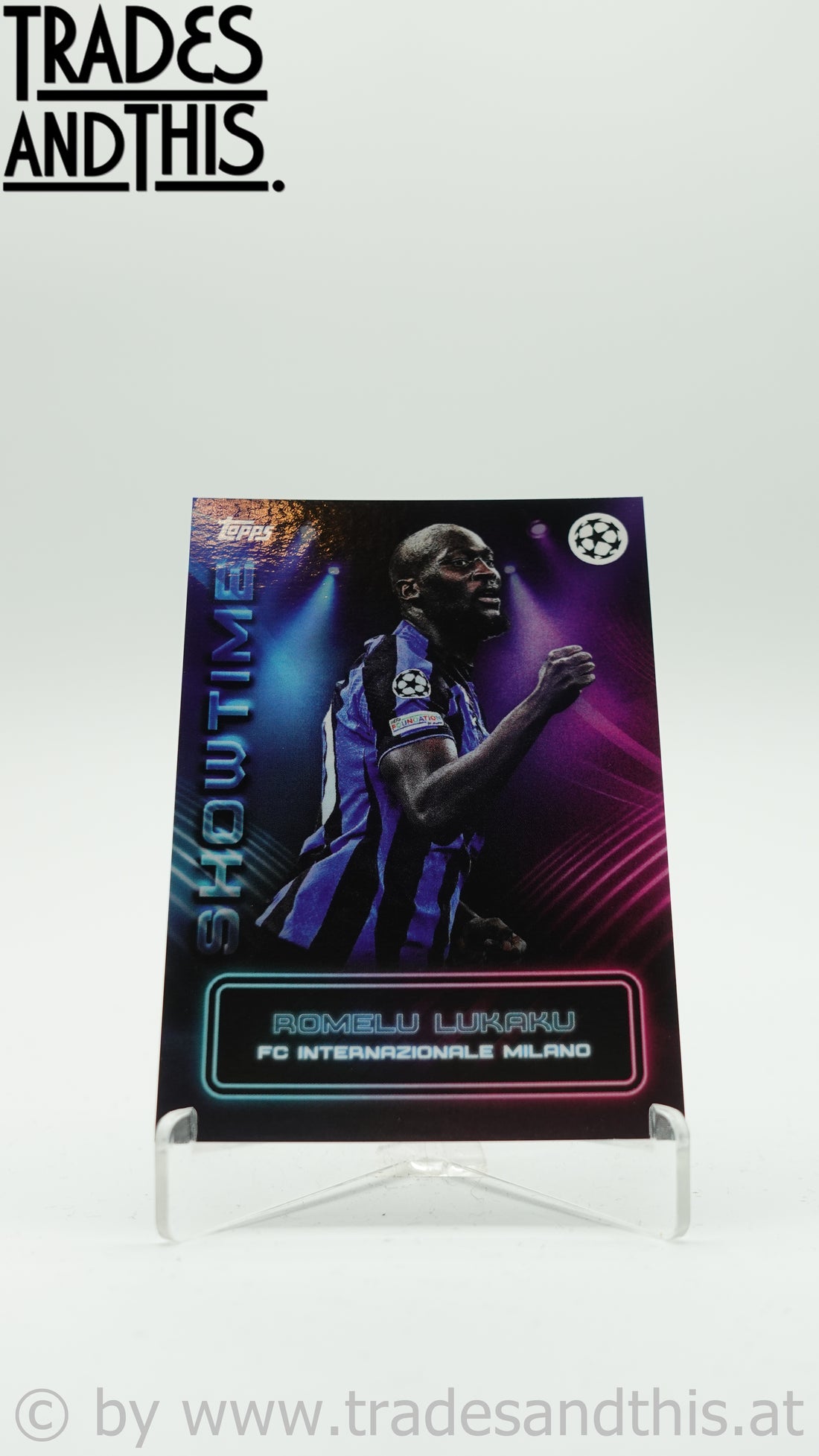 2022-23 Topps UEFA Club Competitions Showtime Romelu Lukaku