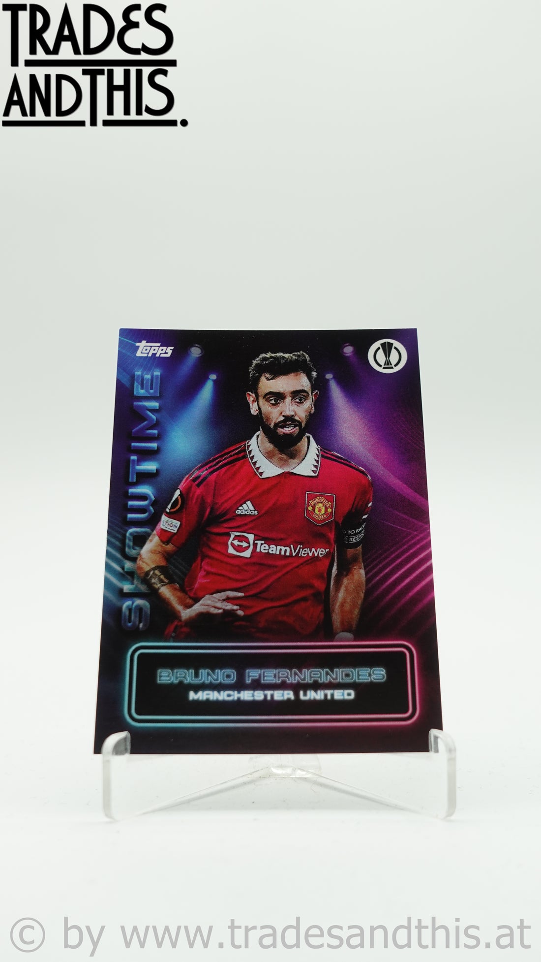 2022-23 Topps UEFA Club Competitions Showtime Bruno Fernandes