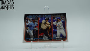 2024 Topps Series 1 AL Batting Avg Leaders Diaz - Seager - Bichette #149