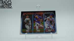 2024 Topps Series 1 NL ERA Leaders Snell - Senga - Steele #212