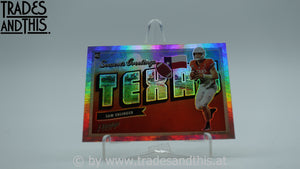 2021 Panini Prestige Seasons Greetings Sam Ehlinger #SG-19 RC