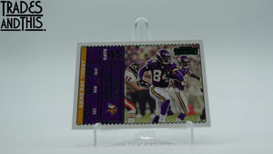 2022 Panini Contenders Game Day Ticket Emerald Randy Moss #GDT-RMO