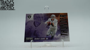 2016 Panini Playoff Thunder and Lightning Derek Carr - Amari Cooper #TL-CC