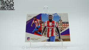 2021-22 Topps Atletico Madrid Team Set Thomas Lemar #26