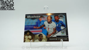 2021 Panini Mosaic UEFA Euro 2020 Montage Raheem Sterling #6