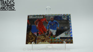 2021 Panini Mosaic UEFA Euro 2020 Montage Silver Mosaic Prizm Lorenzo Insigne #11