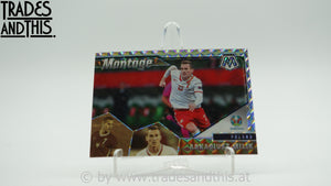 2021 Panini Mosaic UEFA Euro 2020 Montage Silver Mosaic Prizm Arkadiusz Milik #14