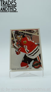 1992-93 O-Pee-Chee Premier Sergei Krivokrasov #9