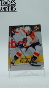 2007-08 Upper Deck Stephen Weiss #189