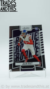 2023 Panini Absolute Jalin Hyatt #126 RC