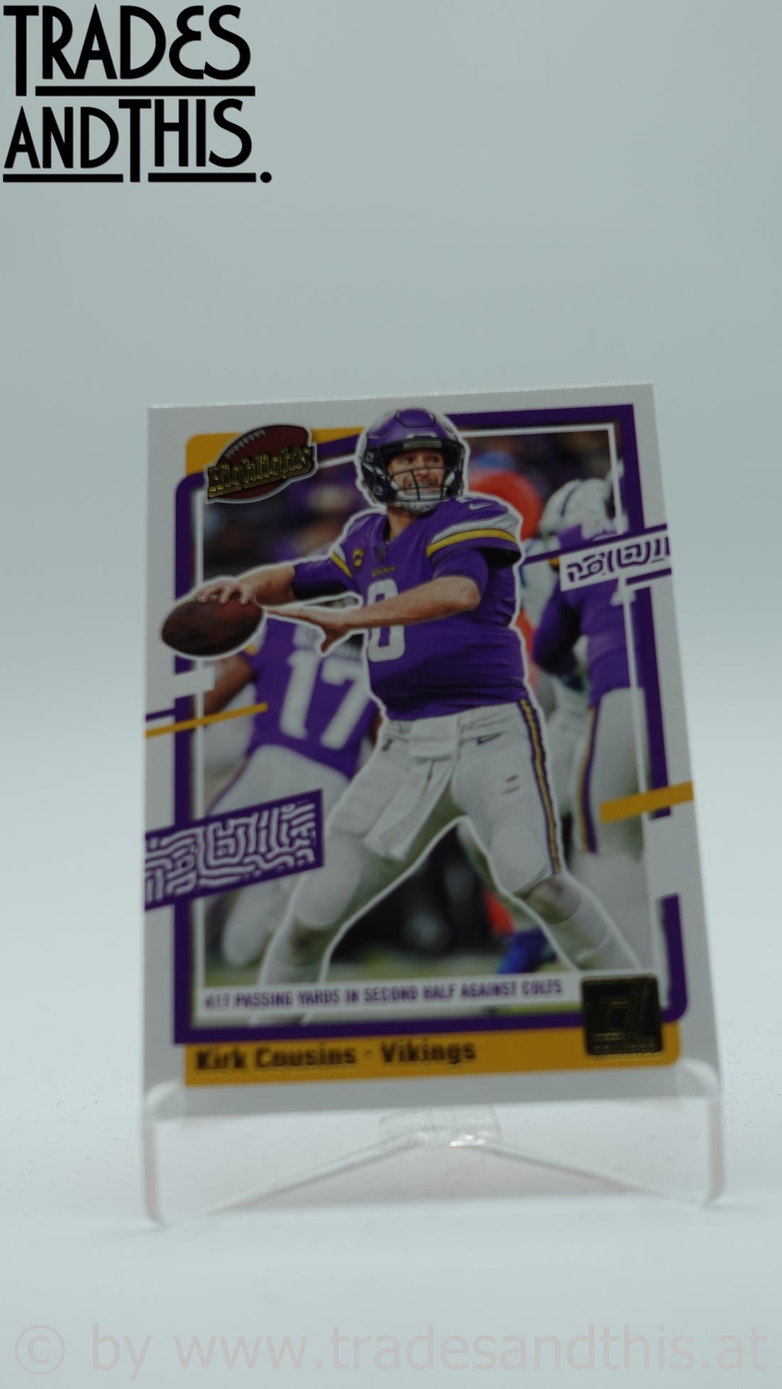 2023 Panini Donruss Highlights Kirk Cousins #H-KC