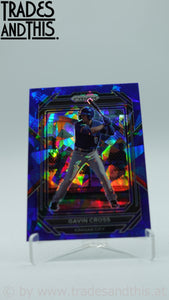 2023 Panini Prizm Blue Ice Prizm Gavin Cross #75