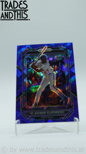 2023 Panini Prizm Blue Ice Prizm Vladimir Guerrero #87