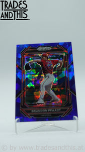 2023 Panini Prizm Blue Ice Prizm Brandon Pfaadt #141