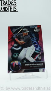 2023 Bowman Platinum Oscar Gonzalez #15 RC