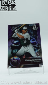 2023 Bowman Platinum Ezequiel Tovar #63 RC