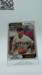 2023 Topps Heritage High Number Mark Mathias #528