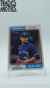 2023 Topps Heritage High Number Jose Berrios #534