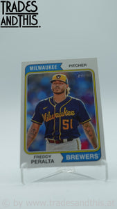 2023 Topps Heritage High Number Freddy Peralta #581