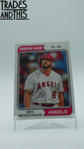 2023 Topps Heritage High Number Mike Moustakas #638