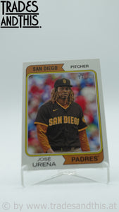 2023 Topps Heritage High Number Jose Urena #642