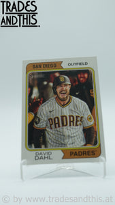 2023 Topps Heritage High Number David Dahl #668