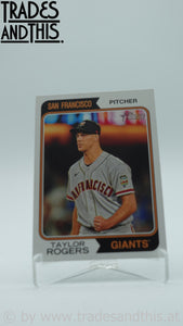 2023 Topps Heritage High Number Taylor Rogers #682