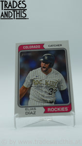 2023 Topps Heritage High Number Elias Diaz #721