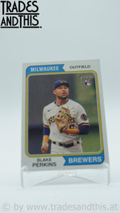 2023 Topps Heritage High Number Blake Perkins #522 RC