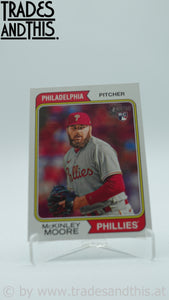 2023 Topps Heritage High Number McKinley Moore #524 RC