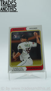 2023 Topps Heritage High Number Carlos Vargas #552 RC