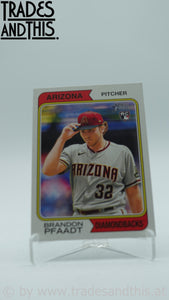 2023 Topps Heritage High Number Brandon Pfaadt #637 RC