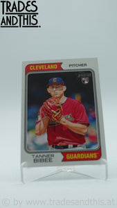 2023 Topps Heritage High Number Tanner Bibee #686 RC